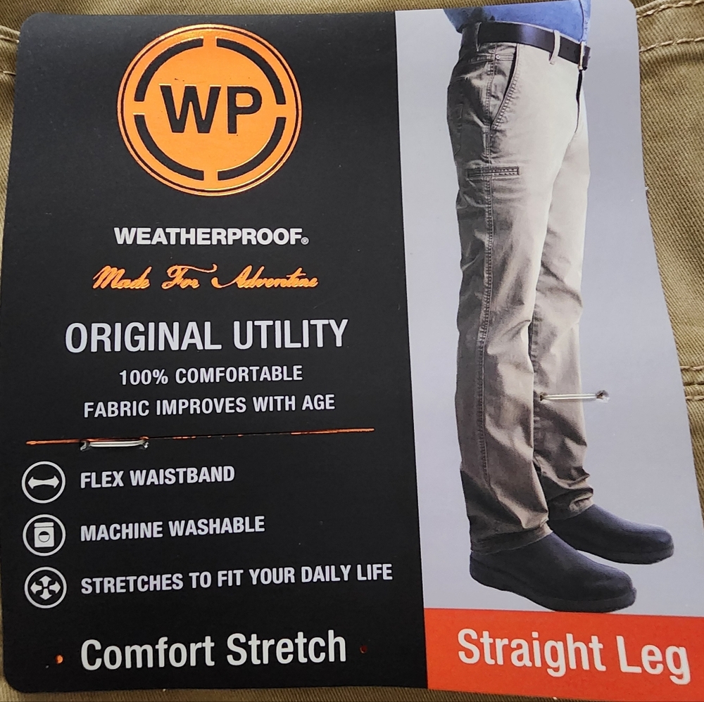 Weatherproof Straight Leg Men's Utility Pant